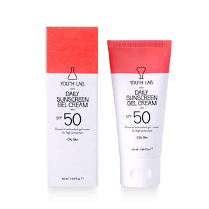 Sonnenschutzcreme - Tägliche Sonnenschutzcreme SPF 50 - Fettige Haut - Youth Lab - Youthlab - 1