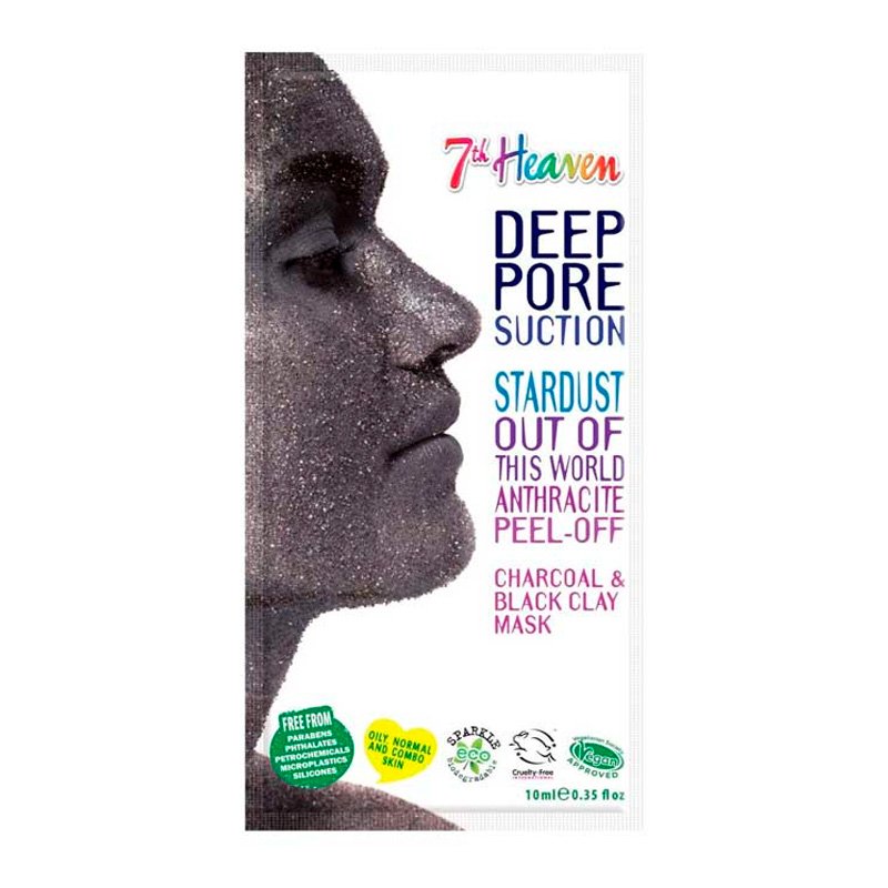 Gesichtsmaske - Stardust Charcoal Black abziehen - Montagne Jeunesse - 1