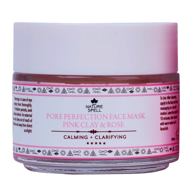 Beruhigende und klärende Gesichtsmaske - Pink Clay - Nature Spell - 1