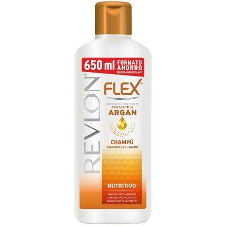 Nährendes Flex Keratin Shampoo mit Arganöl 650 ml - Revlon - 1