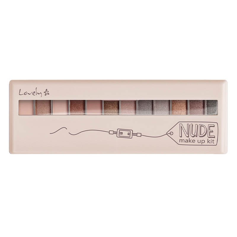 Lidschatten-Palette - Lidschatten-Nude-Make-up-Kit - Lovely - 1