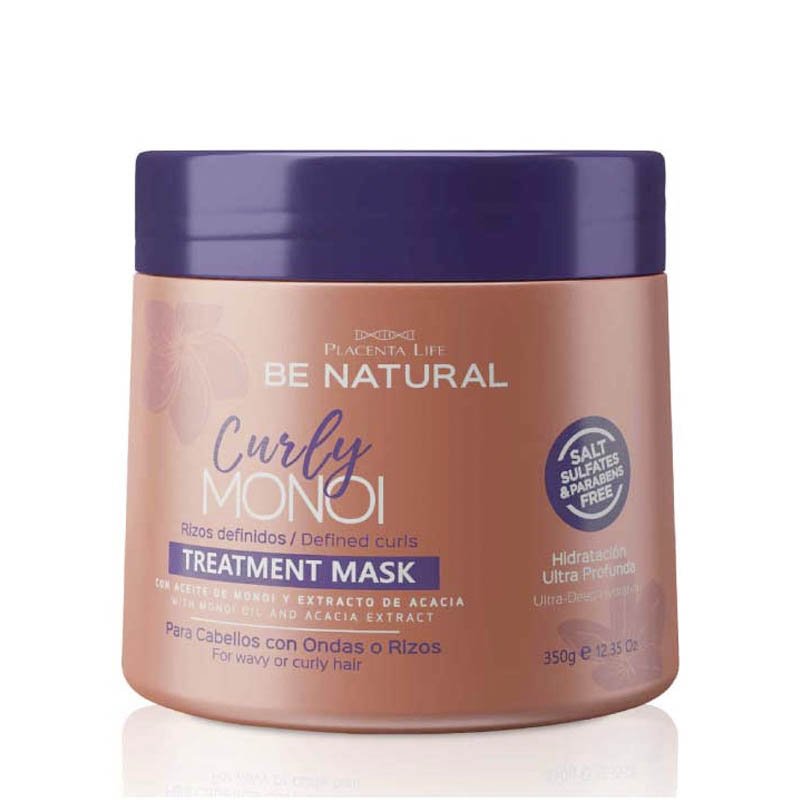 Curly Monoi Maske für definierte Locken 350gr - Be Natural - 1