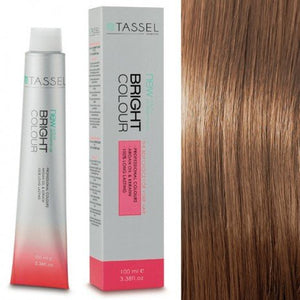 5 Hellbraun - Färben mit Arganöl und Keratin 100 ml - Tassel : 7.32 Rubio medio beige - 1