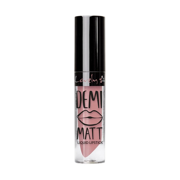 Labial Líquido Semi-Mate - Demi Matt Flüssiger Lippenstift - Lovely : nr 4 - 1