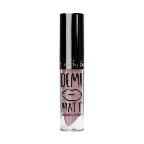 Labial Líquido Semi-Mate - Demi Matt Flüssiger Lippenstift - Lovely : nr 6 - 1