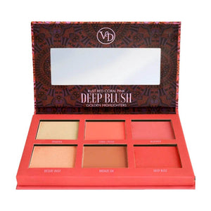 Rouge- und Highlighter-Palette - Deep Blush - Viva la Diva - 1