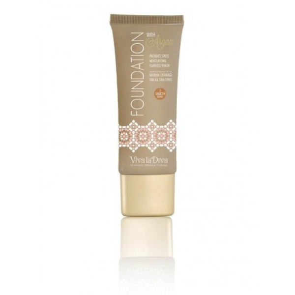 Make-up-Basis mit Argan - Foundation - Viva la Diva : 05 Smooth Olive - 1