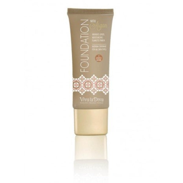 Make-up-Basis mit Argan - Foundation - Viva la Diva : 06 Mindful Brown - 1