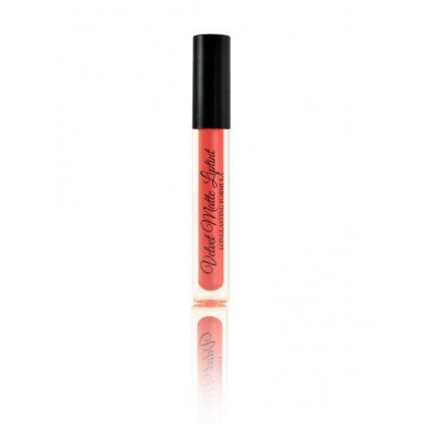 Flüssiger Matt-Lippenstift - Samtmatter flüssiger Liptint - Viva la Diva : 60 Orange - 1