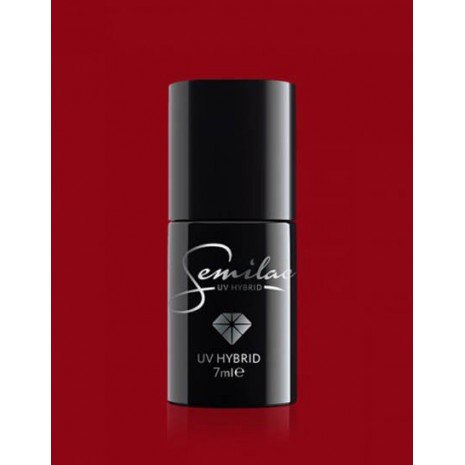Semipermanenter Nagellack 7 ml - 009 Baby Girl - Semilac : 027 - Intense Red - 1
