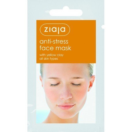 Anti-Stress-Gesichtsmaske mit gelber Tonerde 7 ml - Ziaja - 1