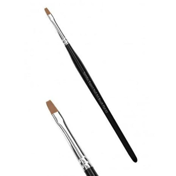 Nagelgelpinsel - Expert Nail Art Brush Flat 02 - Semilac - 1