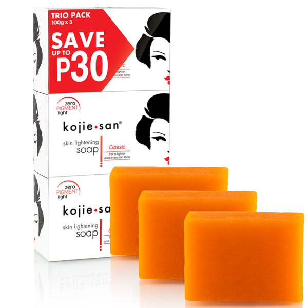 Jabón Iluminador - Anti Imperfecciones - 3 x 100 g - Kojie San - 1
