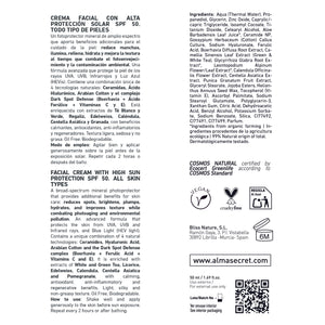 Crema Solar-Gesichtsbehandlung LSF50+ - 50 ml - Alma Secret - 3