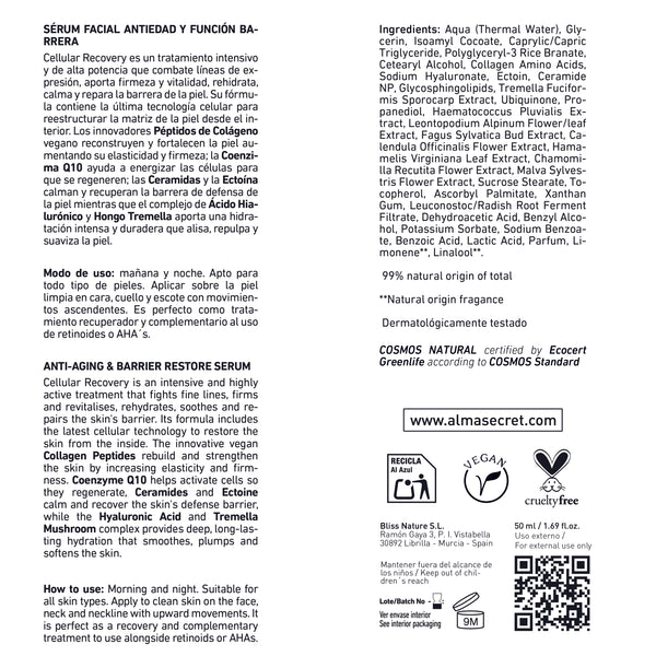 Gesichtsserum Cellular Recovery - Alma Secret - 6