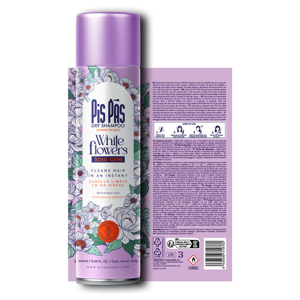 Trockenshampoo White Flowers 200ml - Pis Pas - 3