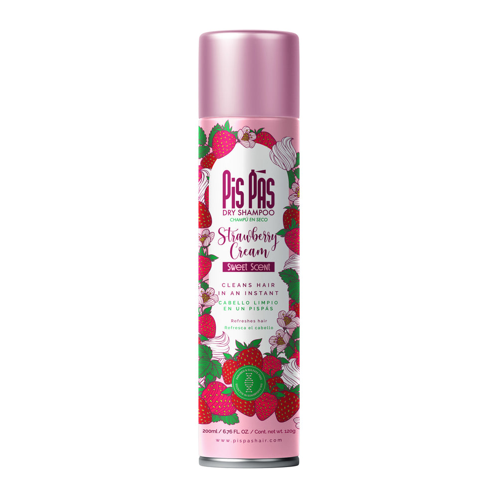 Trockenshampoo Erdbeer-Creme 200ml - Pis Pas - 1
