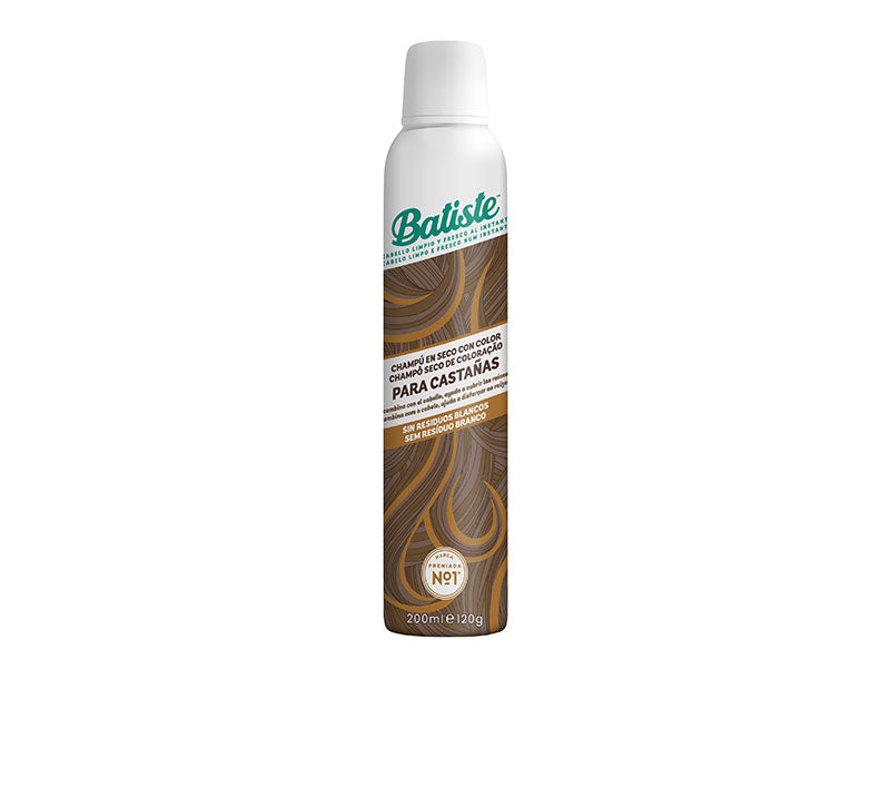 Trockenshampoo mit leichter Tönung Medium (braun) - Trockenshampoo 200 ml - Batiste - 1