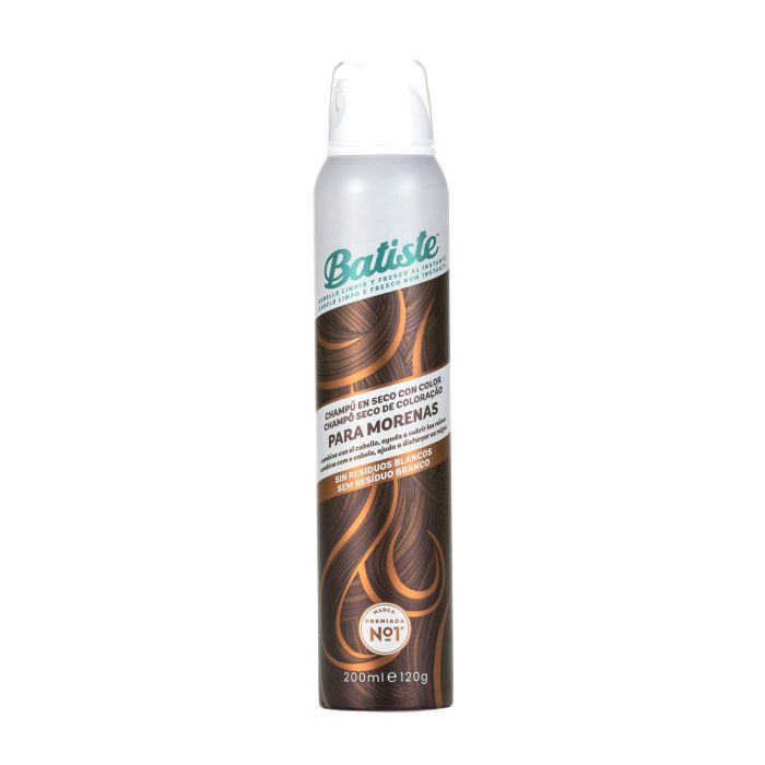 Trockenshampoo mit leichtem Touch von Tint Dark (braun) 200 ml - Batiste - 1