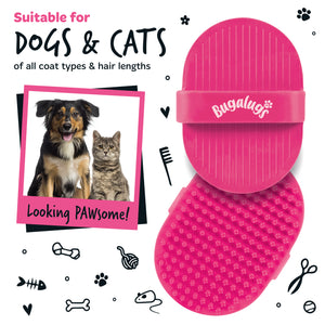 Hundebürste für das Bad - Bugalugs : Rosa - 3