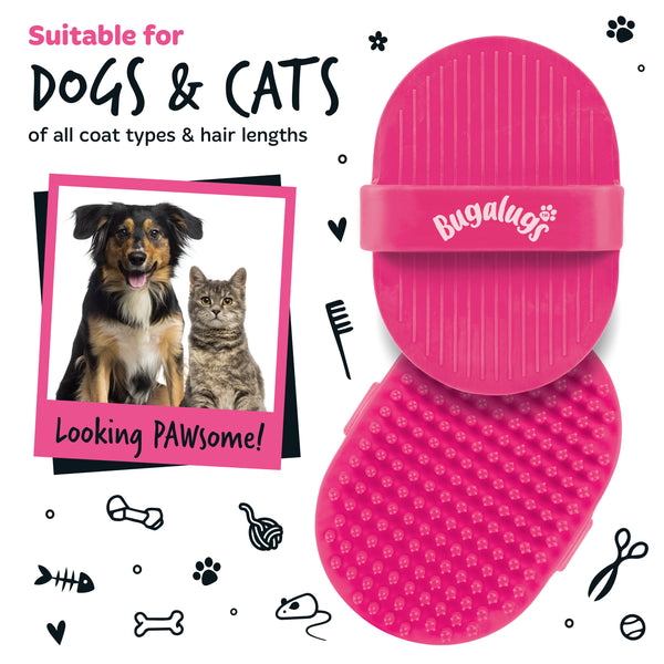 Hundebürste für das Bad - Bugalugs : Rosa - 3