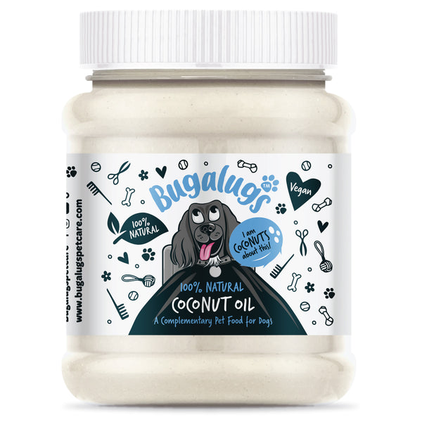 100% natürliche Kokosnussöl für Hunde 340g - Bugalugs - 1