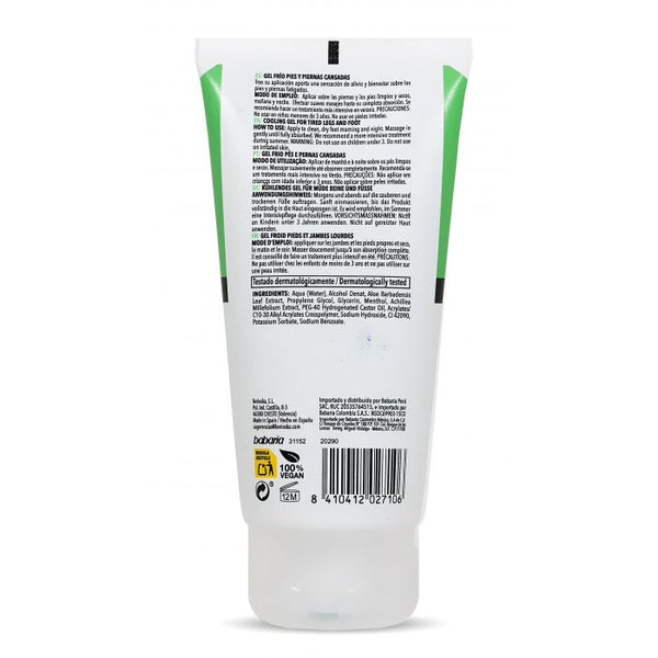 Kältegel Müde Beine mit Aloe Vera 150 ml - Babaria - 4