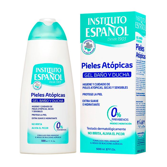 Bade- und Duschgel 500 ml - Atopische Haut - Instituto Español - 1
