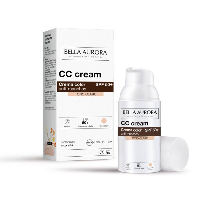 Getönte Anti-Flecken-Creme SPF50+ - Bella Aurora - 1