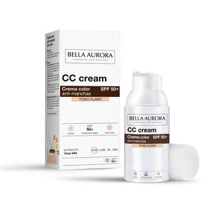 Getönte Anti-Flecken-Creme SPF50+ - Bella Aurora : Tono claro - 1