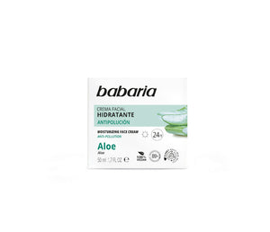 Feuchtigkeitsspendende Gesichtscreme - 24h Aloe Vera 50 ml - Babaria - 1