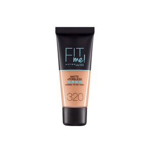 Fit Me Matte Poreless Foundation - Maybelline : 320 Natural Tan - 1