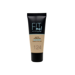 Fit Me Matte Poreless Foundation - Maybelline : 124 Soft sand - 1