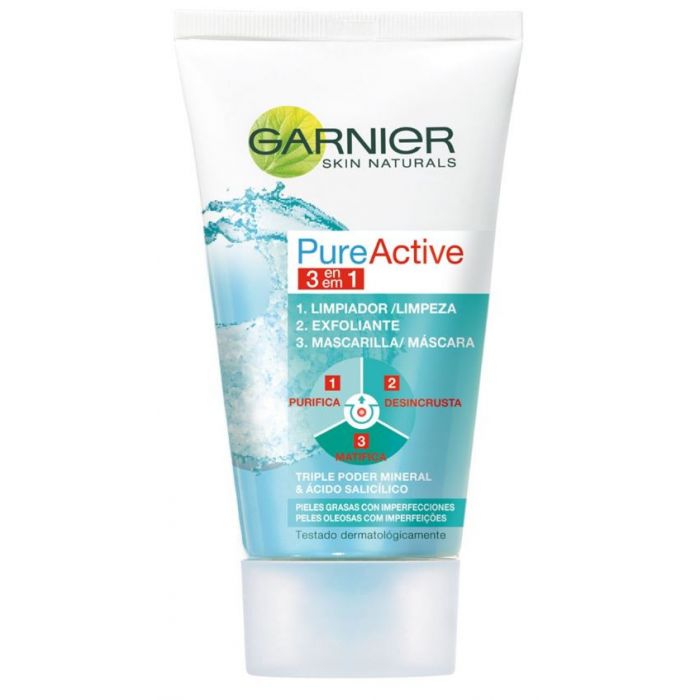 Integral Cleanser 3 in 1 Pure Aktiv 150 ml - Garnier - 1