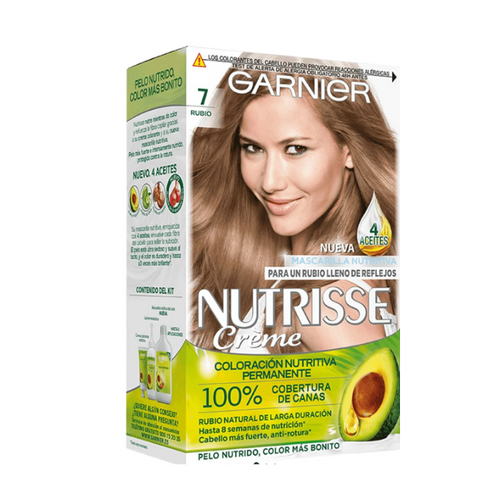 Haarfärbemittel Nutrisse - Garnier : Coloración Nutrisse - 7 Rubio Ámbar - 1