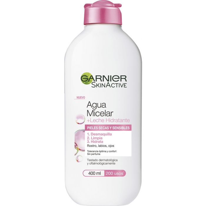 Mizellenwasser mit Milch für trockene und empfindliche Haut Skinactive 400 ml - Garnier - 1