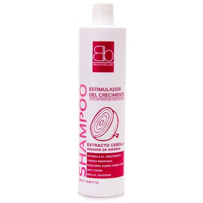 Zwiebel-Essig-Shampoo 500 ml - Wachstumsstimulator - Belkos - 1