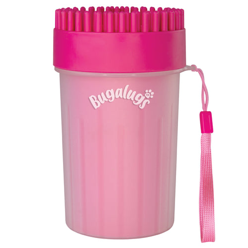 Pfotenreiniger für Hunde und Katzen - Rosa (Größe M) - Bugalugs : Pink Medium - 1