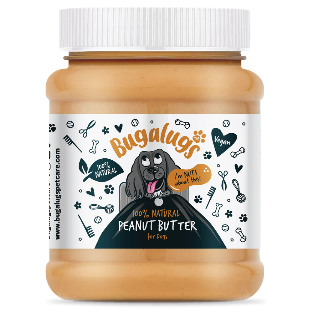 100% natürliche Erdnussbutter für Hunde 340g - Bugalugs - 1