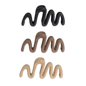 Wellenhaarspangen - Wave Claw Clips - Brushworks - 3