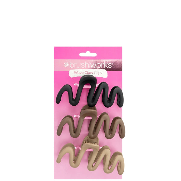 Wellenhaarspangen - Wave Claw Clips - Brushworks - 1