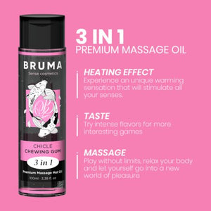 Wärmemassageöl - Bubblegum-Geschmack - Bruma - 2