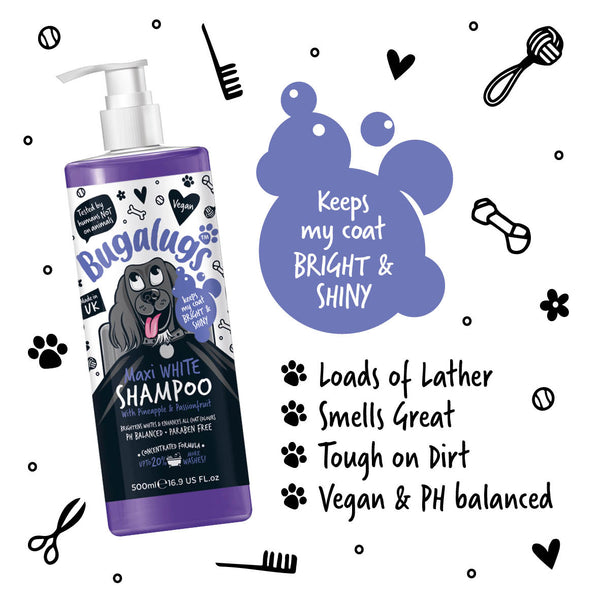 Aufhellendes Shampoo für Hunde Maxi White - Bugalugs : 500ml - 3