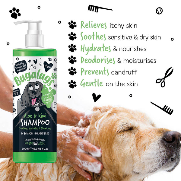 Beruhigendes Aloe & Kiwi Shampoo - Bugalugs - 3
