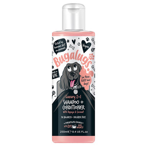 Shampoo & Conditioner 2 in 1 Papaya & Kokosnuss - Bugalugs : 250 ml - 1