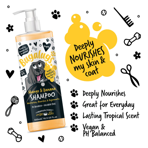Erfrischendes Shampoo Mango & Banane - Bugalugs : 500ml - 3