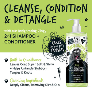 Zingy 2 in 1 Shampoo & Conditioner Grapefruit & Orange - 500 ml - Bugalugs : 500ml - 3