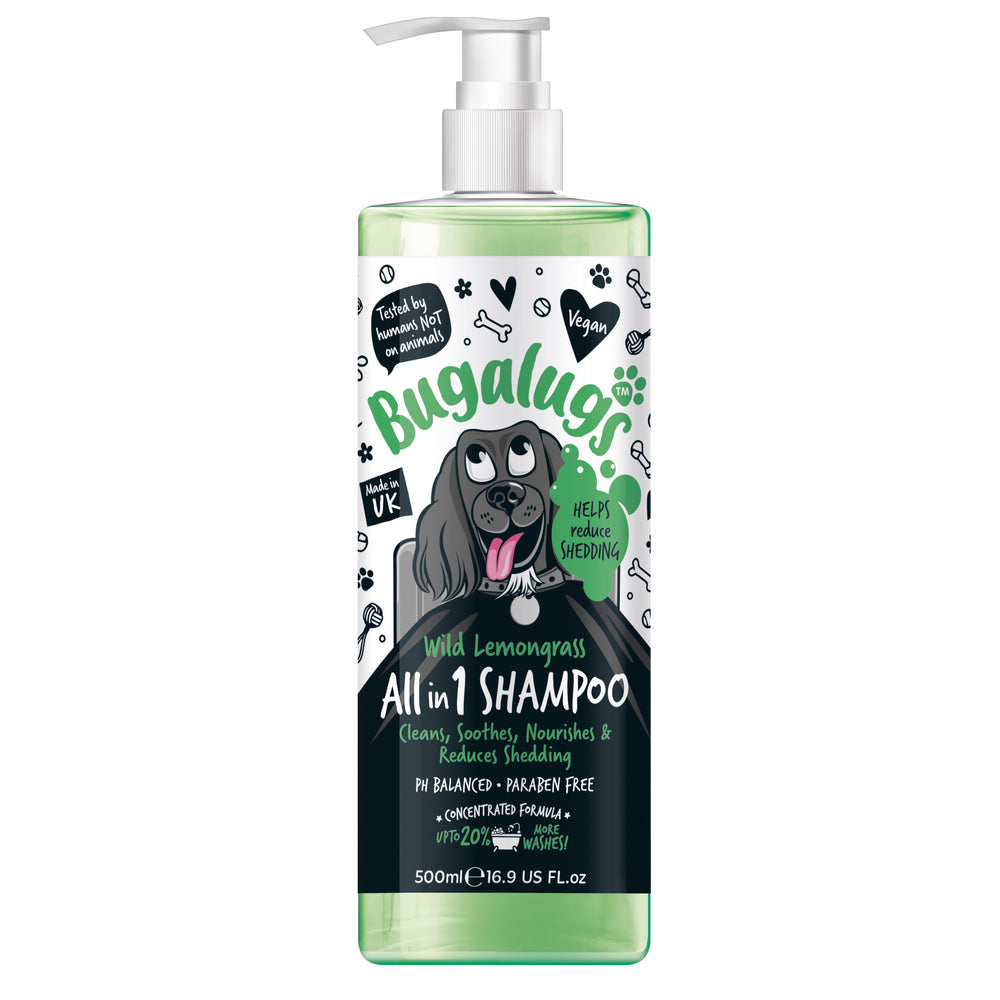 Hundeshampoo mit All-in-1-Anti-Haarausfall-Kontrolle 500 ml - Bugalugs - 1