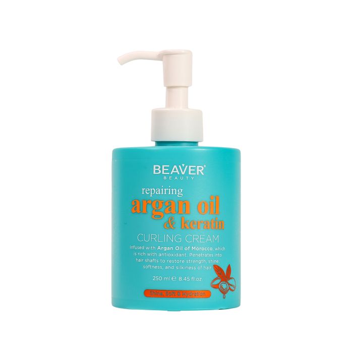 Lockencreme Arganöl & Keratin 250ml - Beaver - 1