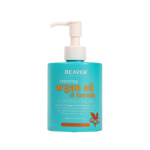 Lockencreme Arganöl & Keratin 250ml - Beaver - 1